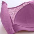 thumbnail image 3 of Womans Fashion Bowknot Printing Comfortable Hollow Out Bra Underwear No Rims, 3 of 8