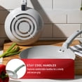 thumbnail image 3 of T-Fal Refresh Ceramic Nonstick Cookware Set, Oven Safe Up to 350ºF, 12-Piece, Includes Stockpot, Griddle, Frying Pans, Utensils, Ceramic Pots and Pans Set, Mint Green, 3 of 5