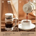 thumbnail image 2 of keepw Coffee Lovers Easy To Clean Plunger French And Tea Maker White Coffee Lovers 1000ml, 2 of 6