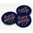 thumbnail image 3 of Inkdotpot Pack Of 50 Real Rose Gold Foil Paper Tags Happy Holiday Favor Hang Tags, 3 of 6