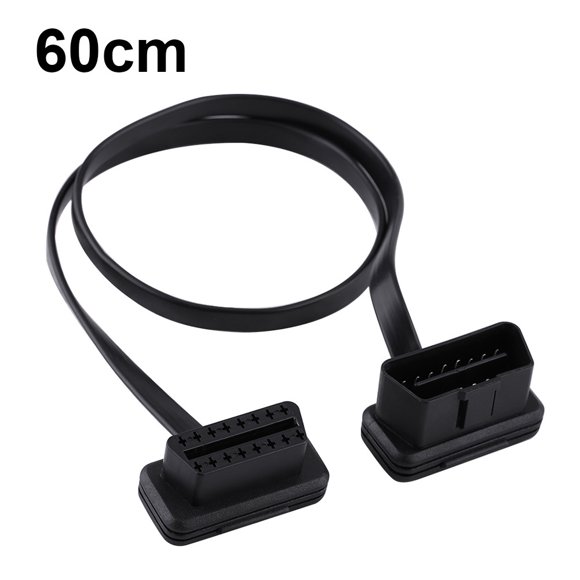 Yosoo Adaptateur de Diagnostic de Câble d'Extension OBD2 16 Broches Mâle à Femelle, Adaptateur de Câble OBD2, Adaptateur d'Extension OBD2