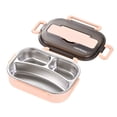 thumbnail image 2 of Ycandiee Stainless Steel Bento Boxt, Reusable Stainless Steel Lunch Box for Hot Food with Durable Plastic & Soft Rubber Cover, Hot Food Lunch Container, 2 of 4
