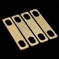 thumbnail image 1 of 4pcs Replacement Heightening Gasket Bass Brass Tool Guitar Neck Shim Connection, 1 of 7