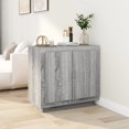 thumbnail image 1 of vidaXL Sideboard Grey Sonoma 80x40x75 cm Engineered Wood, 1 of 5