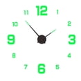 thumbnail image 1 of Large Wall Clock,Wall Hanging Decor Luminous Wall Clock Stickers, Diy Glowing Frameless Hanging Watches, Diy Sticker Wall Clocks for Kitchen, Bathroom, Home Decoration , Digital Luminous, 1 of 5