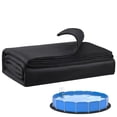 thumbnail image 1 of KFFKFF 18ft Round Pool Liner Pad, Pool Liner Pad for Above Ground Swimming Pools, Pool-Mat Prevents Punctures, Recycled Geotextile Material Underlayment Pads, Extend Service Life, 1 of 9