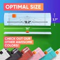 thumbnail image 2 of 12 Inch Paper Trimmer, A4 Size Paper Cutter with Automatic Security Safeguard for Coupon, Craft Paper and Photos (Green), 2 of 4