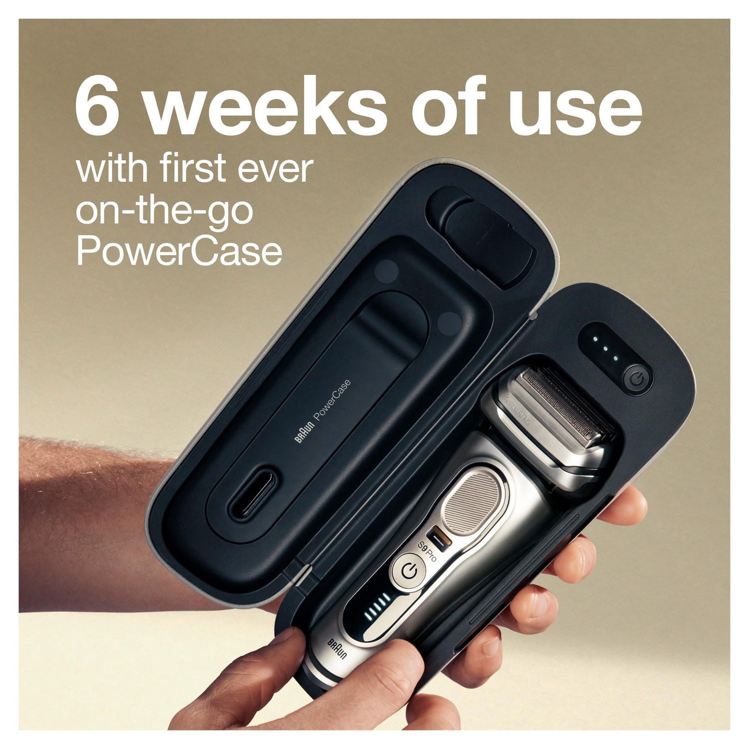 Braun Series 9 Pro 9477cc Rechargeable Wet & Dry Men's Electric