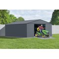 thumbnail image 1 of Arrow Classic Metal Shed, 14 x 17, Charcoal, 1 of 8