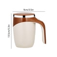 thumbnail image 3 of YIMWNYI Automatic Mixing Cup, Portable Water Cup, Easy Blending, Durable Design, Convenient Battery Operated Mixer, Stainless Steel Stirring Cup, 3 of 6