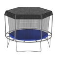 thumbnail image 1 of Kids Outdoor Trampoline With Sunshade Cover Mesh And Enhanced For Children Over 3 Years Durable TPE Material For Toys, 1 of 9