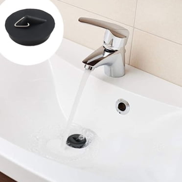 Bouchon Universel en Caoutchouc pour Baignoire et Évier pour Drains de 1,18 à 1,85 Po, Joint de Drain de Salle de Bain Blanc Souple