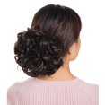 thumbnail image 3 of Hair Bun Extension with Claw Comb Ponytail Messy Chignon Updo Ponytail Scrunchie Donut Hairpiece, 3 of 6