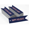 thumbnail image 2 of Inkdotpot Real Rose Gold Foil Happy Holiday Tags Favor Hang Paper Tags 100 Pieces, 2 of 6