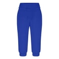 thumbnail image 4 of Timegard Womens Sweatpants Capri Pants Cinch Bottom Solid Color Cropped Joggers Workout Pants with Pockets, 4 of 6