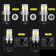 thumbnail image 4 of DYNWAVECA Ampoules Stroboscopiques Clignotantes pour Queue de Voiture pour Lampe Halogène, Applications Larges, Structure Étanche IP68 - Red BAY15D, 4 of 10