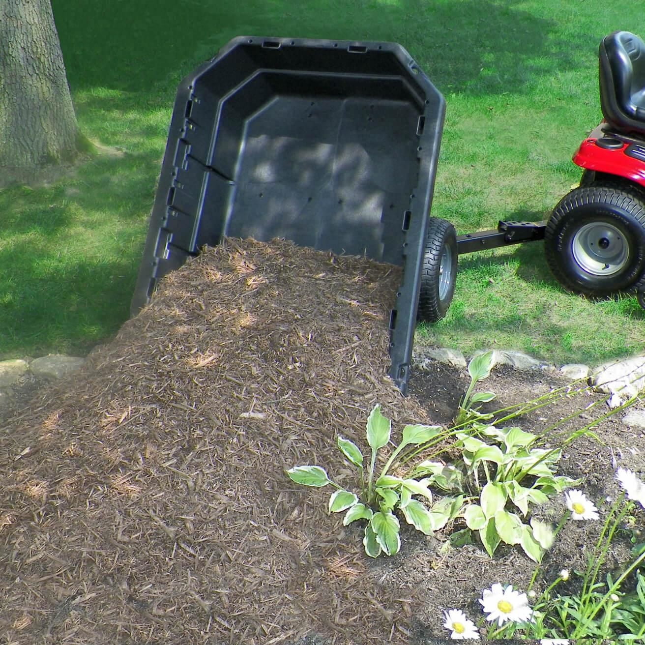 Ohio Steel 15 cu ft Poly Swivel Dump Cart