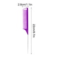 thumbnail image 3 of Heliisoer Hair Comb Antistatics Tail Comb Pin Tail Comb Heat Resistants Salon Tail Parting Comb Styling Comb For All Hair Types Durable Hair Comb Lightweight Hair Comb, 3 of 3
