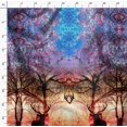 thumbnail image 4 of Soimoi Polyester Crepe Fabric Deer Panel Printed Fabric 1 Yard 52 Inch Wide, 4 of 5