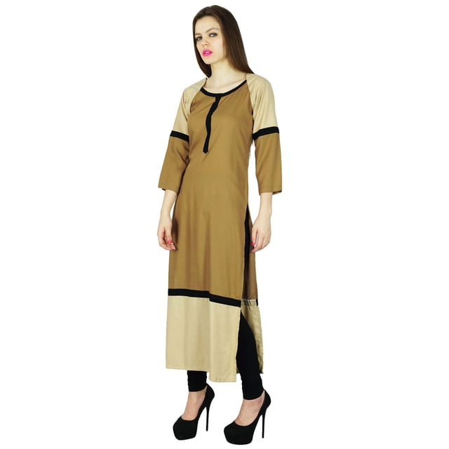 Phagun Kurti en Rayonne Designer Indien Bollywood Kurta Femme Haut Décontracté Tunique Robe