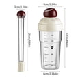thumbnail image 3 of Shaker à Manivelle avec Masse à Glace et Ensemble d'Outils de Shaker Gradué pour Cocktails, Adapté aux Boutiques de Thé au Lait, Shaker à Manivelle pour Thé au Citron et Cocktails, 3 of 6