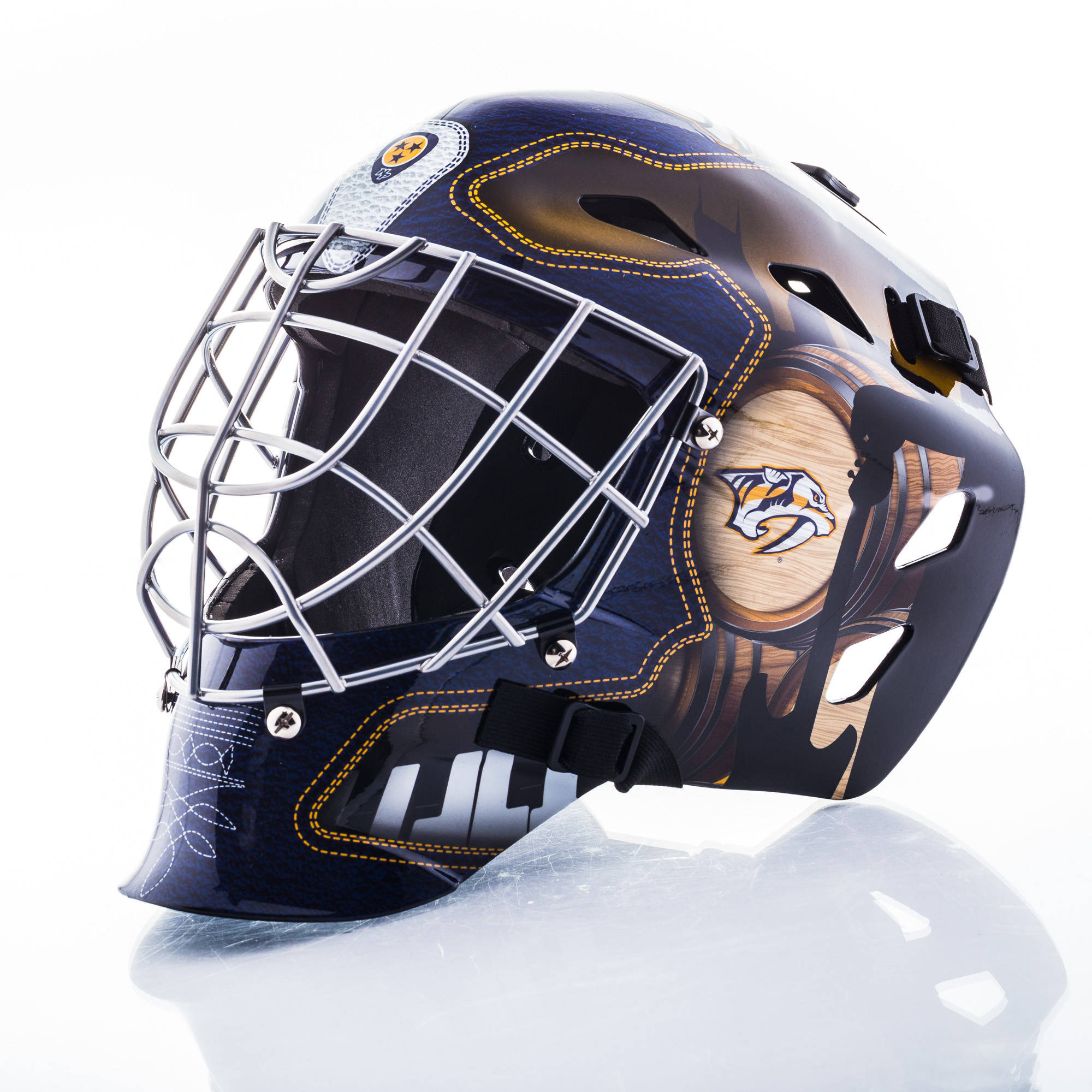 Franklin Sports NHL Masque de gardien Predators GFM 1500