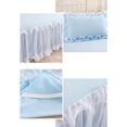 thumbnail image 4 of maskred Throw Lace Ruffle Bed Skirt Durable And Beautiful For Anywhere Universal Fit Non-slip Mattress Cover white, 4 of 6
