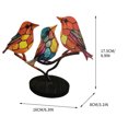 thumbnail image 2 of Meitianfacai Colorful Bird Decorations, Home Decoration Decorations, Flower Bird Pendants, Bird Group Decorations, 2 of 4