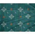 thumbnail image 4 of oneOone Polyester Lycra Fabric Check Kasuri Print Sewing Fabric BTY 56 Inch Wide, 4 of 4