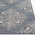 thumbnail image 3 of Hayweld Lagoon Blue and White Woven Area Rug, 3 of 7