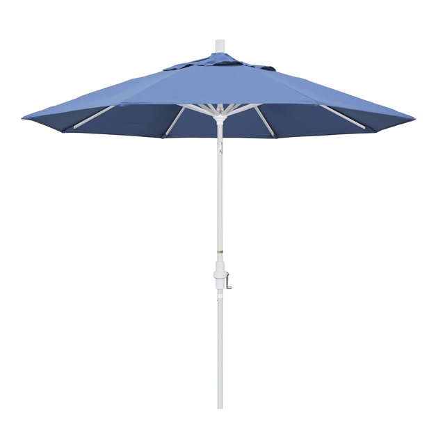 California Umbrella Parasol de Patio de 9 Pieds en Bleu Forêt