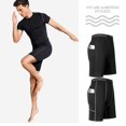 thumbnail image 2 of Mens Compression Short Pants Basketball Legging Pro Combat Supporter Gym Running Fitness Workout Cycling, 2 of 8