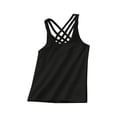 thumbnail image 1 of Stylish Racerback Dance Tank Top for Girls Breathable Sleeveless Athletic Wear Comfortable Ballet Gymnastics Apparel Youth Training Tee, 1 of 3
