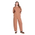 thumbnail image 2 of George Women's Scubaknit Barrel Leg Sweatpant, 2 of 6