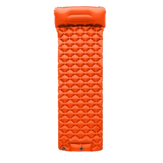 Ultra-Lightweight Inflatable Sleeping Pad with Foot Pump for Outdoor Comfort!
