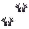 thumbnail image 2 of mmirethe 2pcs Easy To Install Antlers Sticker To Decorate Christmas Car Cute Waterproof black small 2Set, 2 of 6