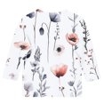 thumbnail image 4 of Rbaofujie T-Shirts Graphiques pour Fille Imprimé Floral Manches Courtes Col Rond T-Shirts Hauts, 4 of 5