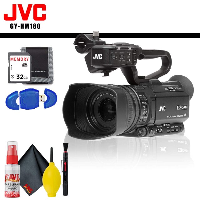 JVC Ultra HD Caméscope 4K avec Kit de Carte Mémoire HD-SDI