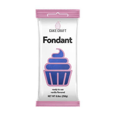 Cake Craft Rolled Fondant – Royal Blue, 250g (8.8 oz), Professional Finish, Vanilla Flavored, Perfect for Themed Cakes & Cookies