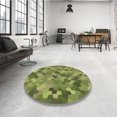 thumbnail image 4 of Ahgly Tapis Rectangulaire Lavable en Machine Vert Fougère, 4 Pieds x 6 Pieds, 4 of 7