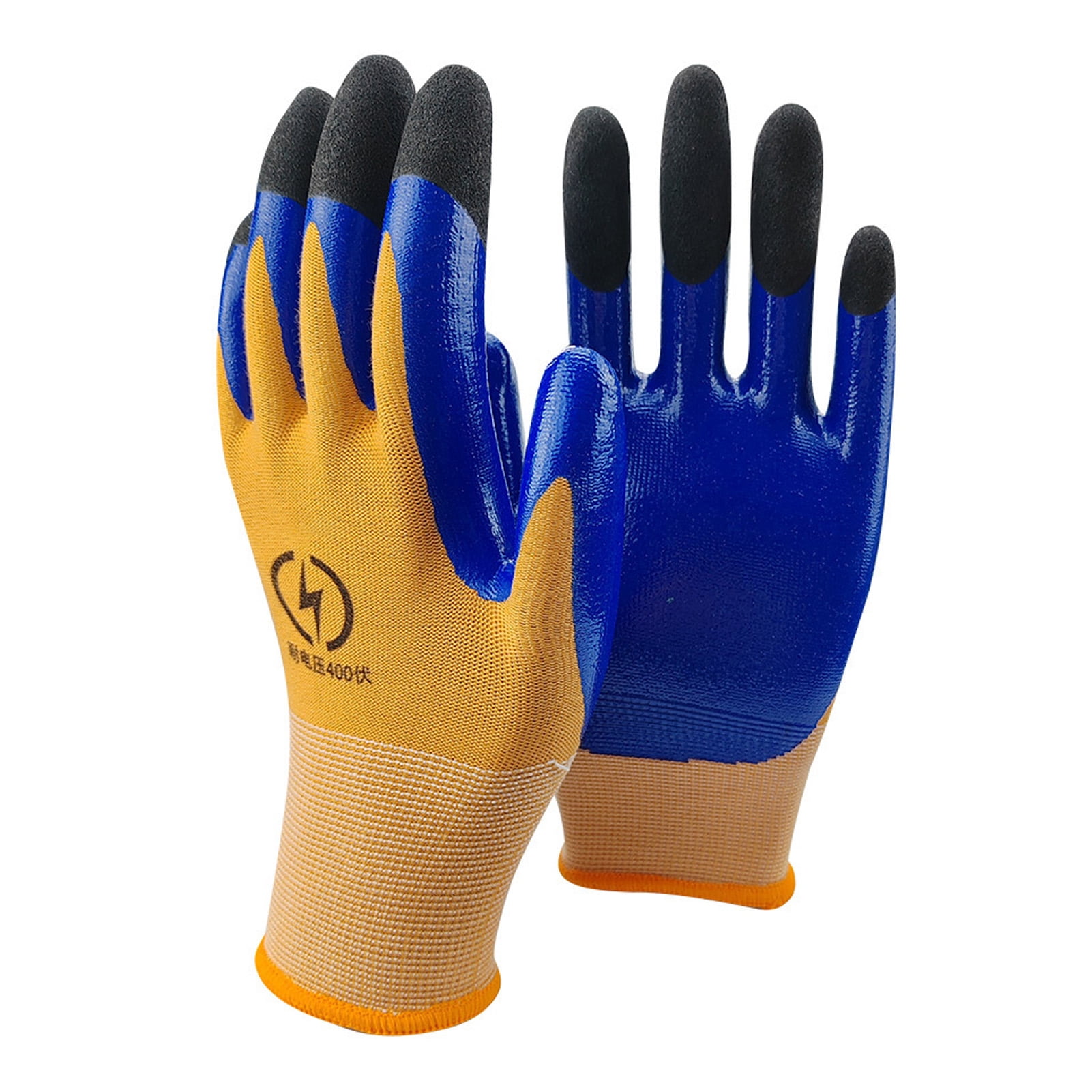 Electrical Insulation Gloves, 380V Electrician Work Gloves Flexible Versatile Flame Retardant  for Instrumentation