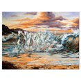 thumbnail image 2 of Horses from Waves - Animal Canvas Art Print, 2 of 3