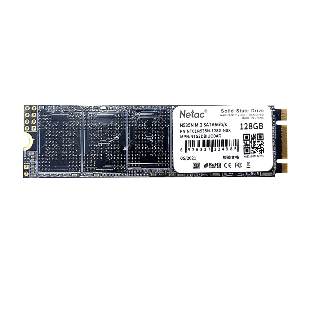 Netac N535N M.2 2280 SSD SATAIII 6Gb/s 128GB PCIe Gen3 3D /TLC NAND Flash Solid State Drive