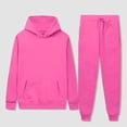 thumbnail image 4 of Gspmoly Tshirts for Men, Men'S Casual Oversize Solid Color Drawstring Trouser Long Sleeve Hooded Set Going Out Tops Weekly Deals, 4 of 7