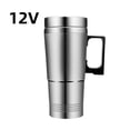 thumbnail image 2 of TIELUTT Stainless Steel Car Travel Heating Cup Car Water Heater Travel Portable Heating Cup with Drinking Glasses Ceramic Mugs for Painting Bulk Water Cups Reusable 1950's Juice Glasses Drinking Glas, 2 of 7
