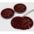 thumbnail image 4 of Inkdotpot Real Gold Foil Let Love Sparkle Wedding Tags Favor Hang Paper Tags 50 Pieces, 4 of 6