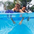 thumbnail image 2 of AMERTEER Swimming Pool Floating Chemical Chlorine Tablet Dispenser Hot Tub Floater Disinfection Tool Cleaner, 2 of 7