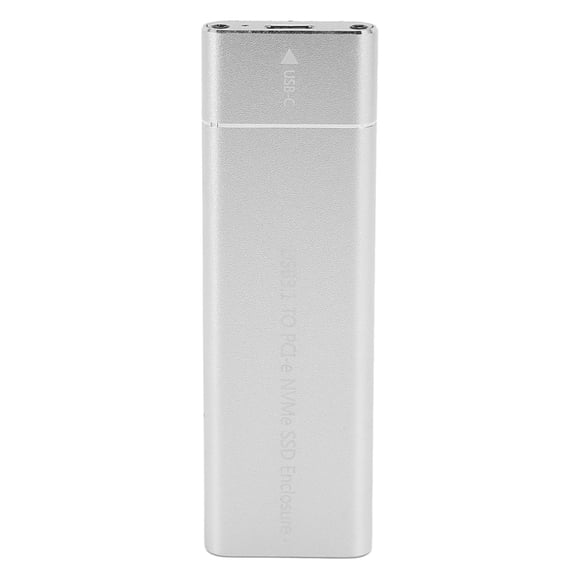 M.2 NVMe SSD Enclosure, PCIe SSD Enclosure USB 3.1 Type C 10Gbps for 2230 2242 SSD Black,Silver