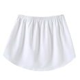 thumbnail image 3 of Jupon Demi-Long Superposé à Étages Transparent à Rayures Imprimées pour Femme, Grande Taille, 3 of 8