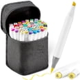 thumbnail image 1 of QUTETN 48 Colors Alcohol Brush Markers  Ohuhu Double Tipped, 1 of 2